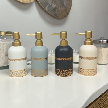 Ceramic Soap Dispenser Set