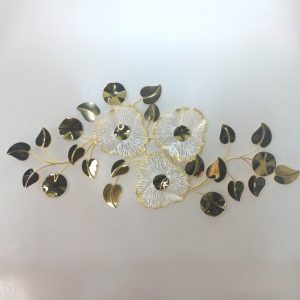 3D Metal Botanical Wall Sculpture