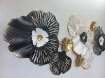 Noir and Ivory Bloom Abstract Metal Wall Art (1) (1) (1)