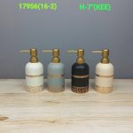Ceramic Soap Dispenser Set