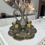 Antique Silver Arabic Surai Set Serving Set