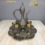 Antique Silver Arabic Surai Set Serving Set