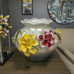 all Iridescent Cylinder Vase with Dual Floral Relief (1) (1)
