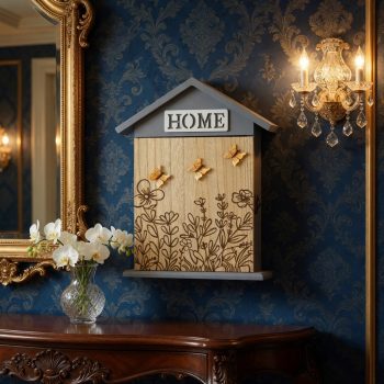 Wall Mounted Wooden HOME Key Cabinet