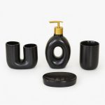 Ceramic Bathroom Accessory Set