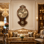 Wooden Pendulum Wall Clock