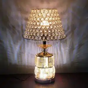 Modern Luxury Crystal Shade LampTable