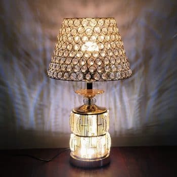 Modern Luxury Crystal Shade LampTable